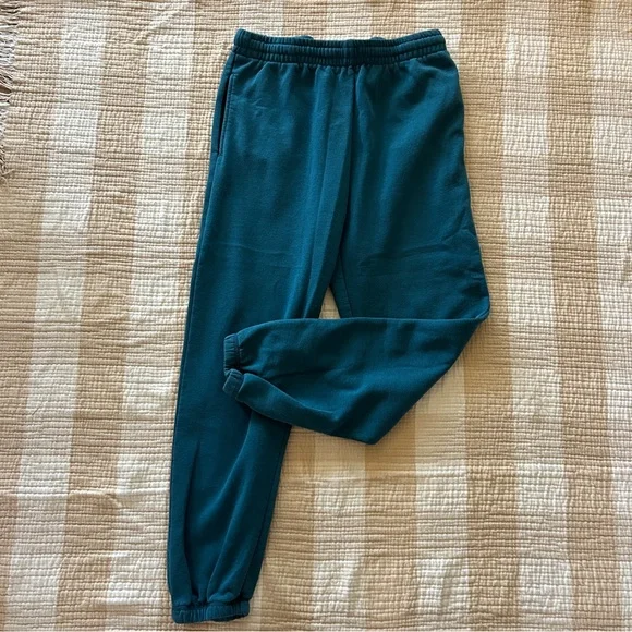 Xersion Quick-Dri Jogger Sweatpants, Teal Blue, Size Large - Picture 2 of 5